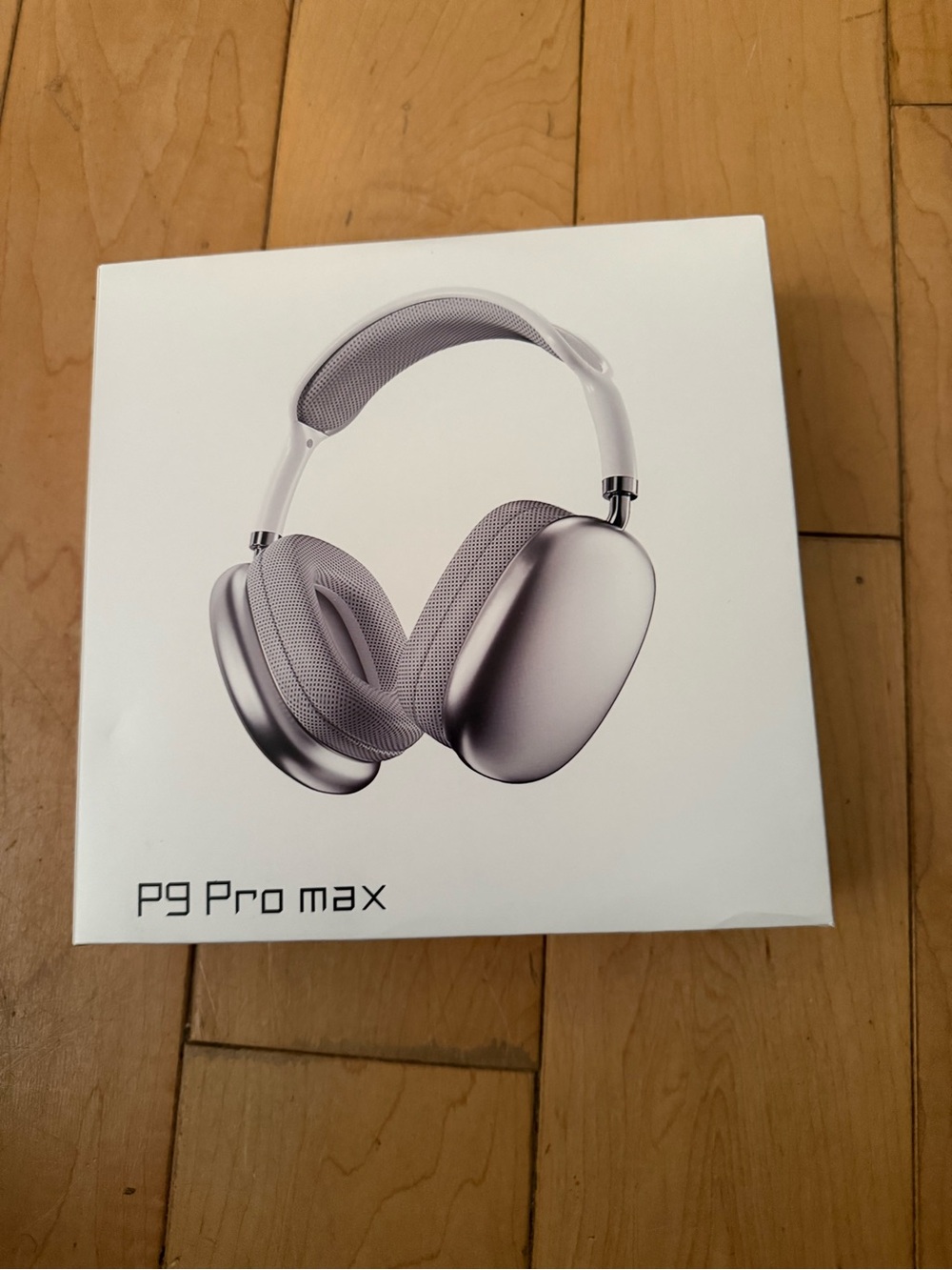 P9 Pro Max Wireless Over-Ear Headphones - Silver
